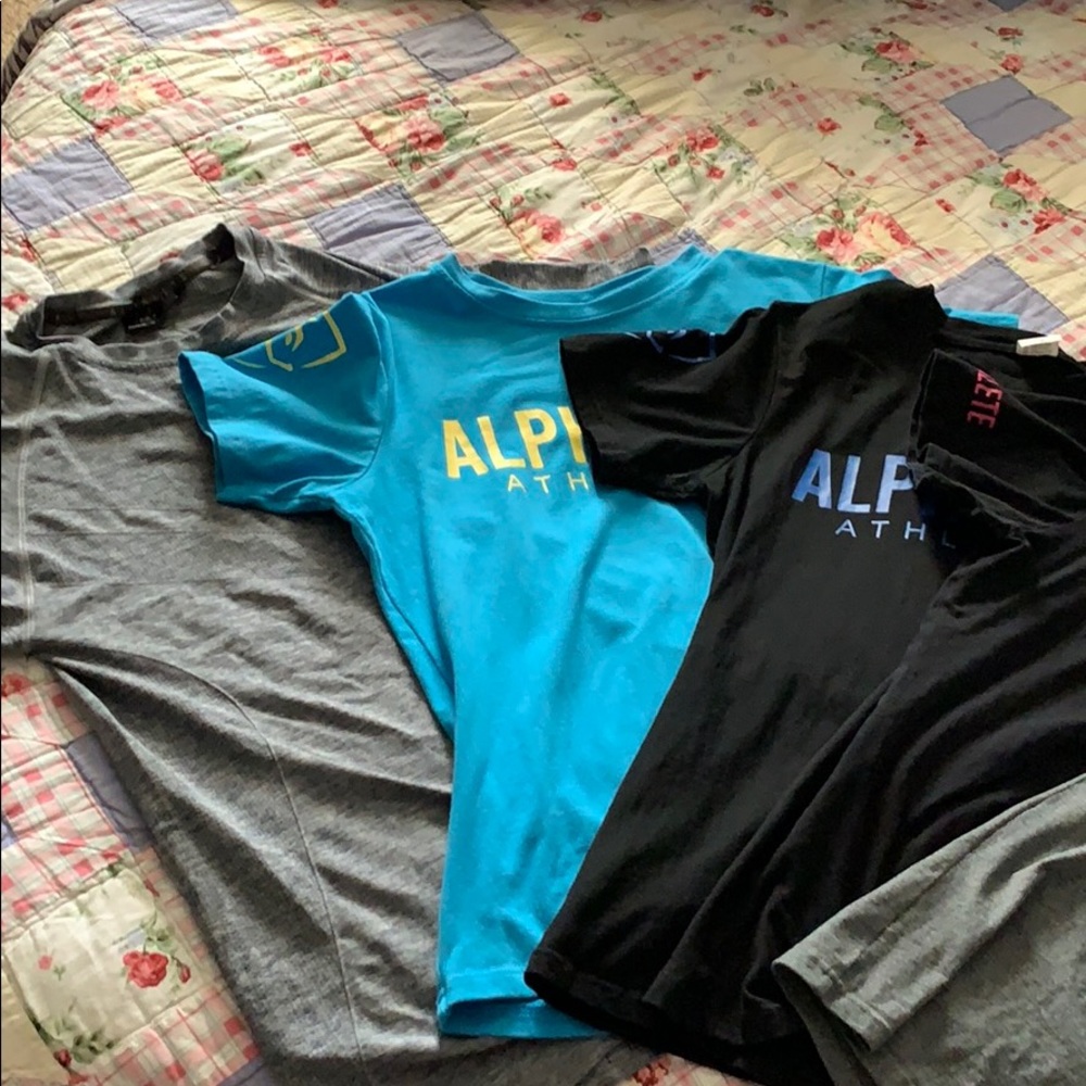 5 alphalete athletics shirts